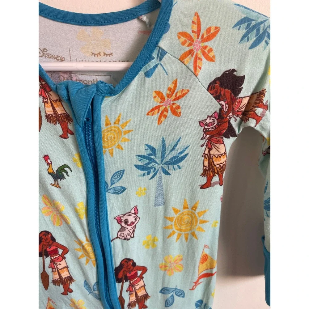 Little Sleepies Disney Moana Zippy 0-3 Months